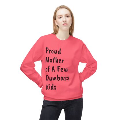 Proud Mother Sweatshirt, Cozy Fleece Pullover for Moms, Funny Gift for Mothers, Perfect for Family Gatherings, Comfortable Lounge Wear - Image 6