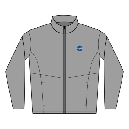 NASA Men's Soft Shell Jacket | Stylish Windbreaker for Outdoor Activities, Perfect Gift for Space Enthusiasts, Casual Wear - Image 2