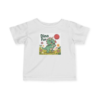 Dino Fun Infant Tee, Cute Baby Shirt, Toddler Dino Apparel, Gift for New Parents, Fun Summer Outfit, Nursery Decor - Image 2