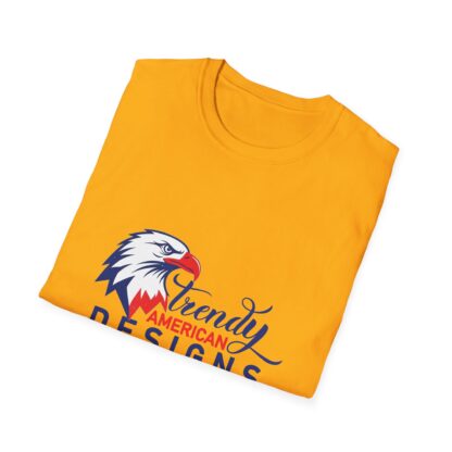 Patriotic Eagle Graphic Tee, Unisex Softstyle T-Shirt for Independence Day, Casual Wear, Gift for Veterans, Summer Fashion - Image 12