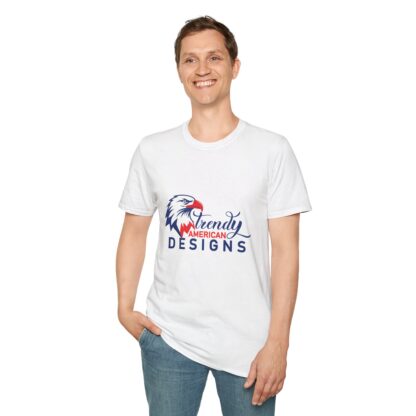 Patriotic Eagle Graphic Tee, Unisex Softstyle T-Shirt for Independence Day, Casual Wear, Gift for Veterans, Summer Fashion - Image 7