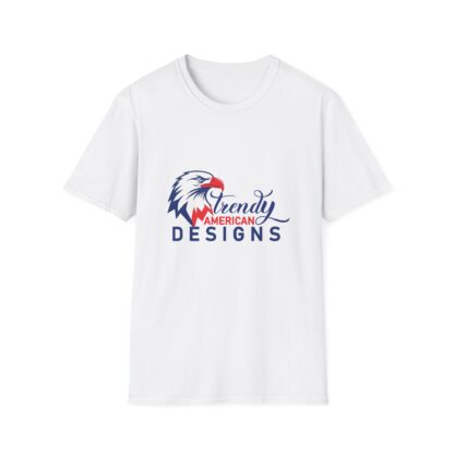 Patriotic Eagle Graphic Tee, Unisex Softstyle T-Shirt for Independence Day, Casual Wear, Gift for Veterans, Summer Fashion - Image 4
