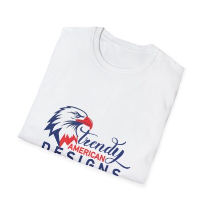 Patriotic Eagle Graphic Tee, Unisex Softstyle T-Shirt for Independence Day, Casual Wear, Gift for Veterans, Summer Fashion - Image 5