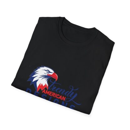 Patriotic Eagle Graphic Tee, Unisex Softstyle T-Shirt for Independence Day, Casual Wear, Gift for Veterans, Summer Fashion - Image 9