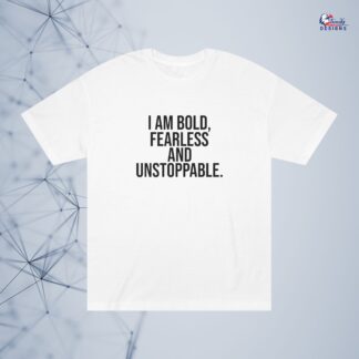 Fearless Quote Unisex Classic Tee, Motivational T-Shirt, Inspirational Apparel, Gift for Men and Women, Casual Wear, Positive Vibes
