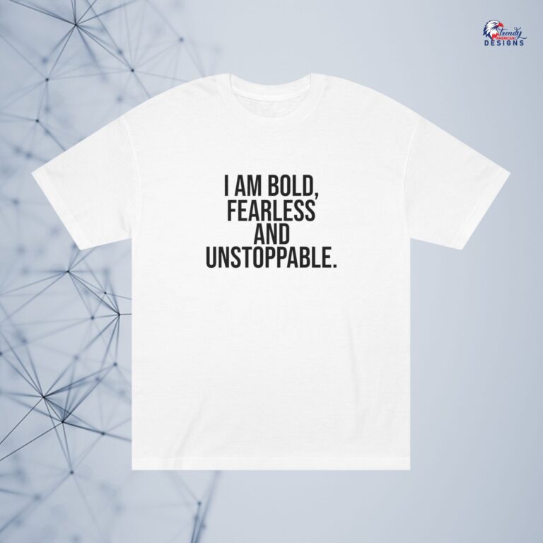 Fearless Quote Unisex Classic Tee, Motivational T-Shirt, Inspirational Apparel, Gift for Men and Women, Casual Wear, Positive Vibes