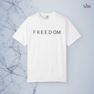 Freedom In Remember Of Charlie Kirk Unisex Garment-Dyed T-Shirt, Casual Wear, Inspirational Gift, Statement Tee