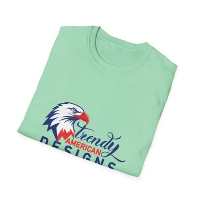 Patriotic Eagle Graphic Tee, Unisex Softstyle T-Shirt for Independence Day, Casual Wear, Gift for Veterans, Summer Fashion - Image 17