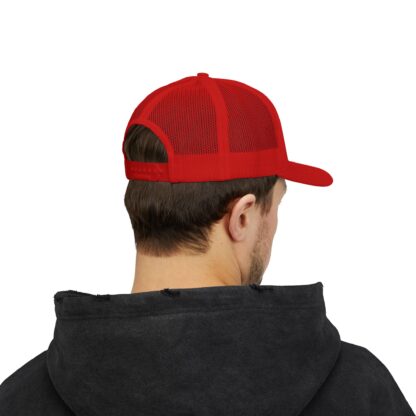 Patriotic Glitter Snapback Trucker Cap - Make America Great Again, Red Hat, Political Gear, Support USA, Trendy Cap - Image 4