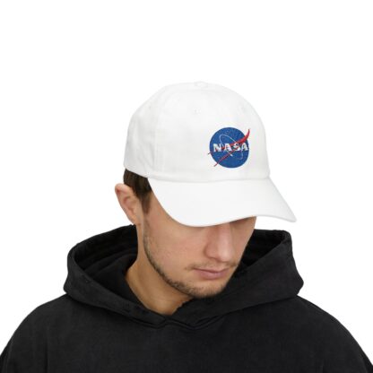 NASA Classic Dad Cap - Space Enthusiast Hat, Adjustable Cap, Gift for Dads, Trendy Dad Hat - Image 5