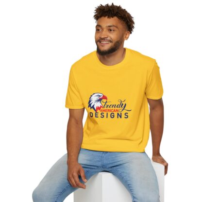 Patriotic Eagle Graphic Tee, Unisex Softstyle T-Shirt for Independence Day, Casual Wear, Gift for Veterans, Summer Fashion - Image 15