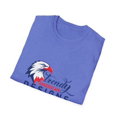 Patriotic Eagle Graphic Tee, Unisex Softstyle T-Shirt for Independence Day, Casual Wear, Gift for Veterans, Summer Fashion - Image 23
