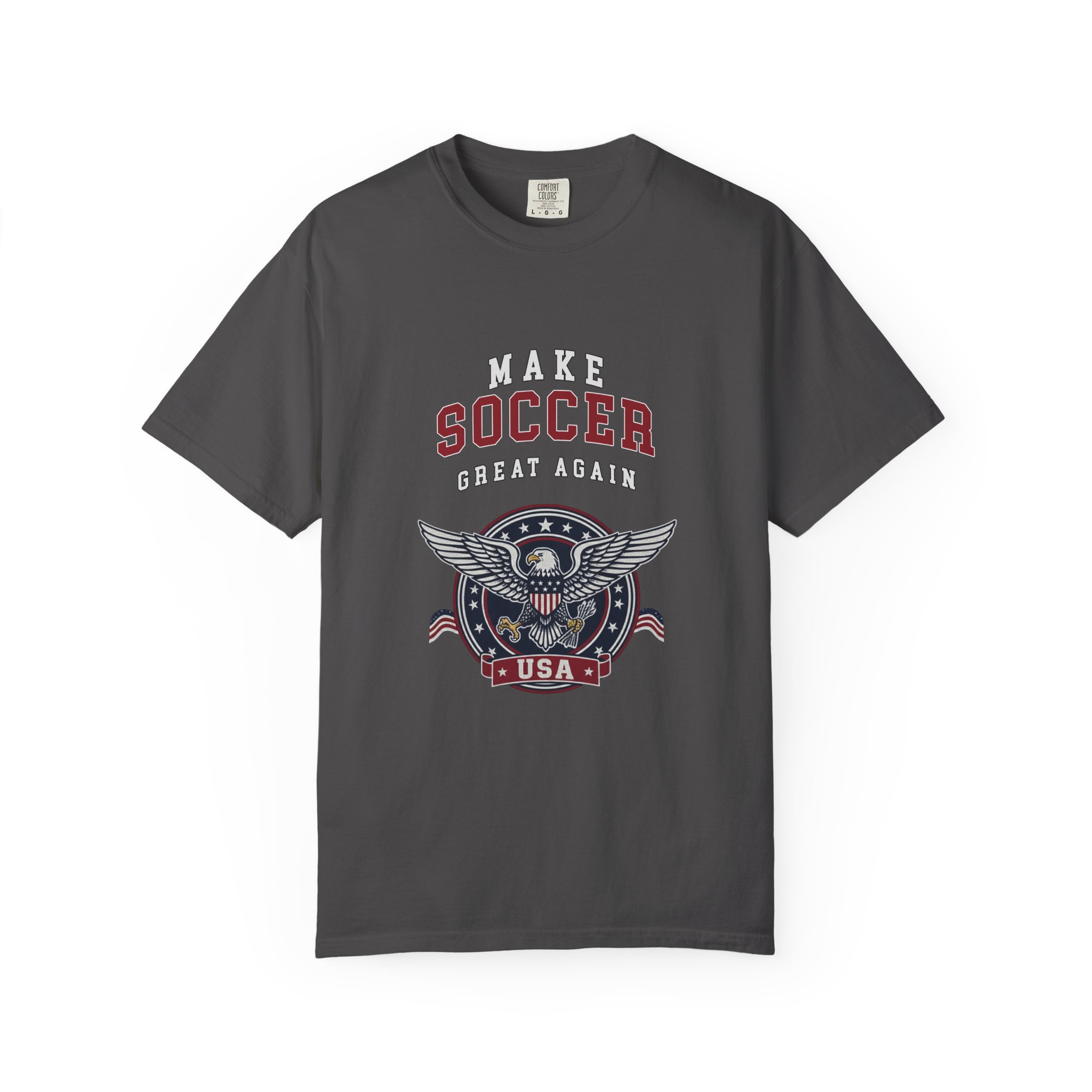 Make Soccer Great Again T-Shirt — USA Eagle Soccer Graphic Tee - Image 10