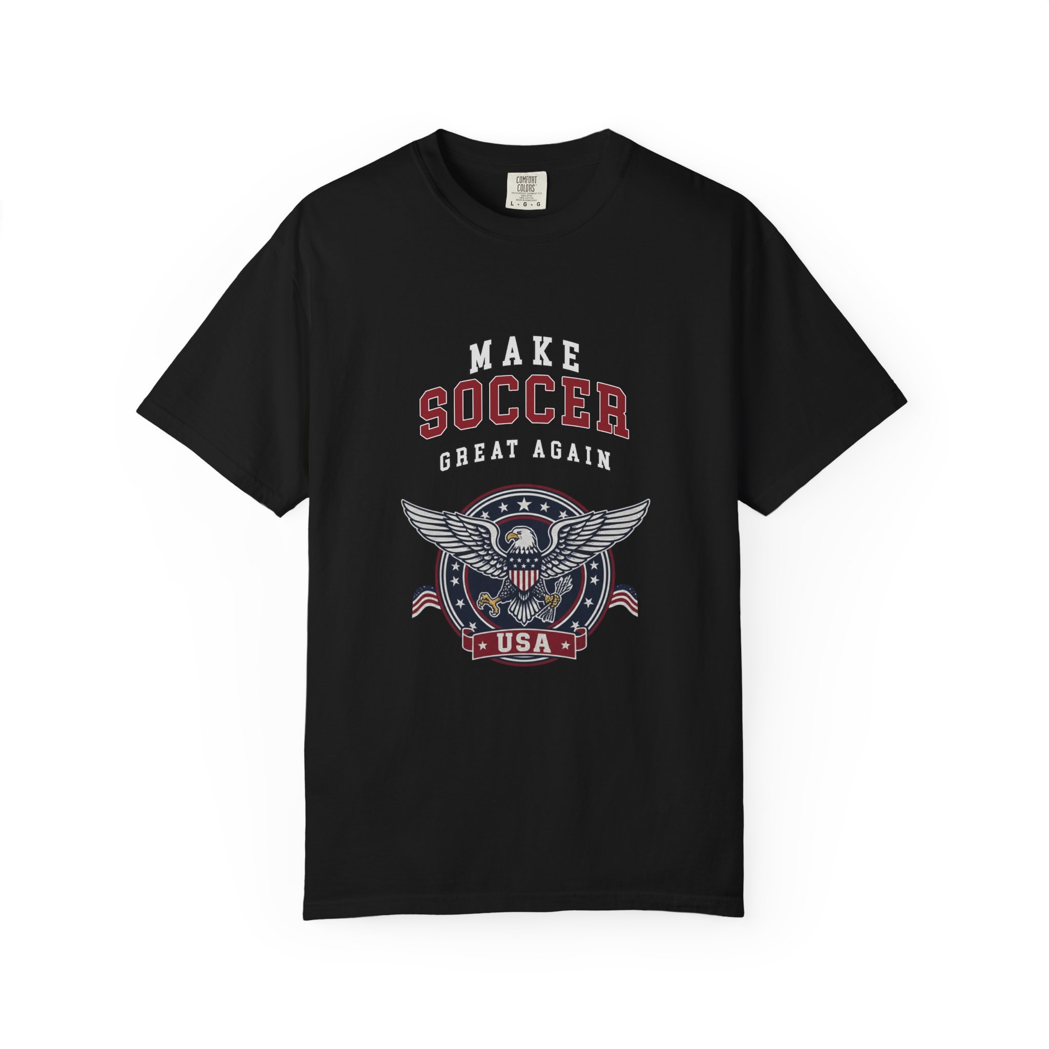 Make Soccer Great Again T-Shirt — USA Eagle Soccer Graphic Tee - Image 13
