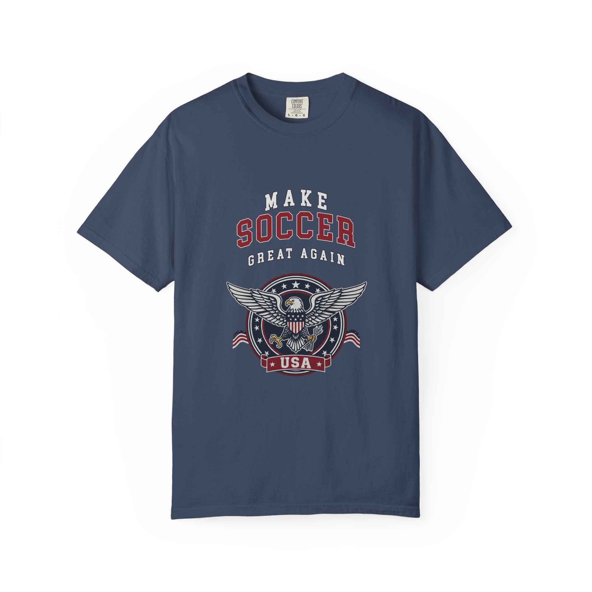 Make Soccer Great Again T-Shirt — USA Eagle Soccer Graphic Tee - Image 5