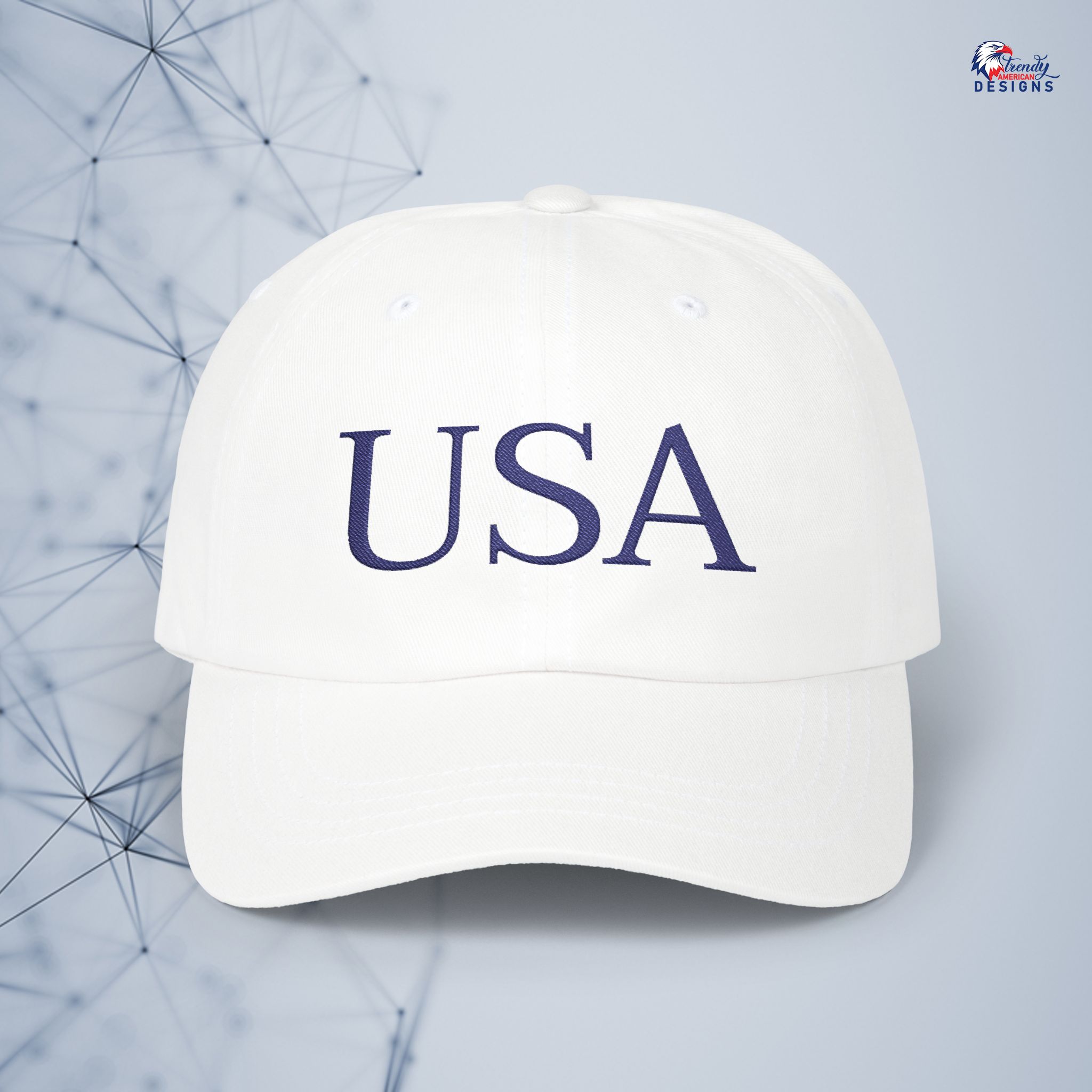 USA Embroidered Dad Cap – Classic Patriotic Baseball Hat - Image 5
