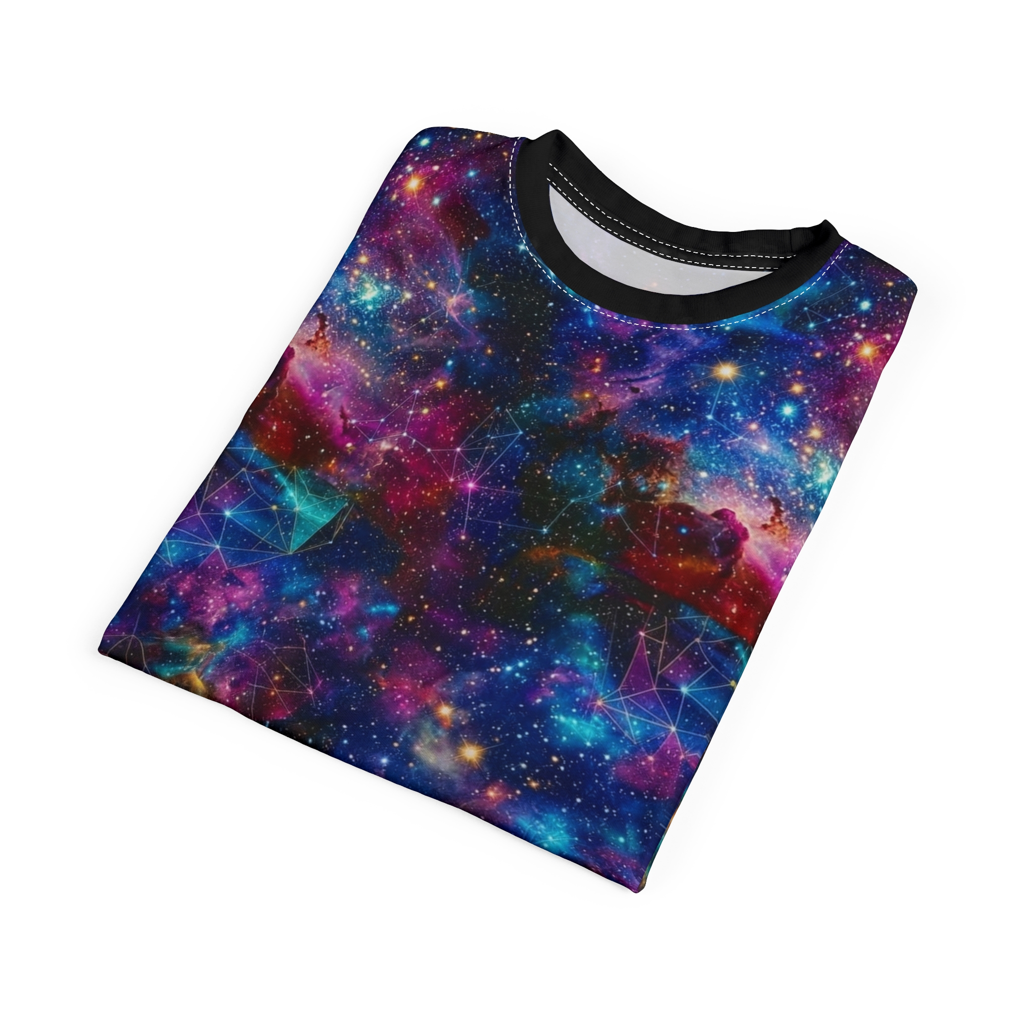 Galaxy Nebula All-Over Print Tee — Cosmic Space Galaxy T-Shirt - Image 6