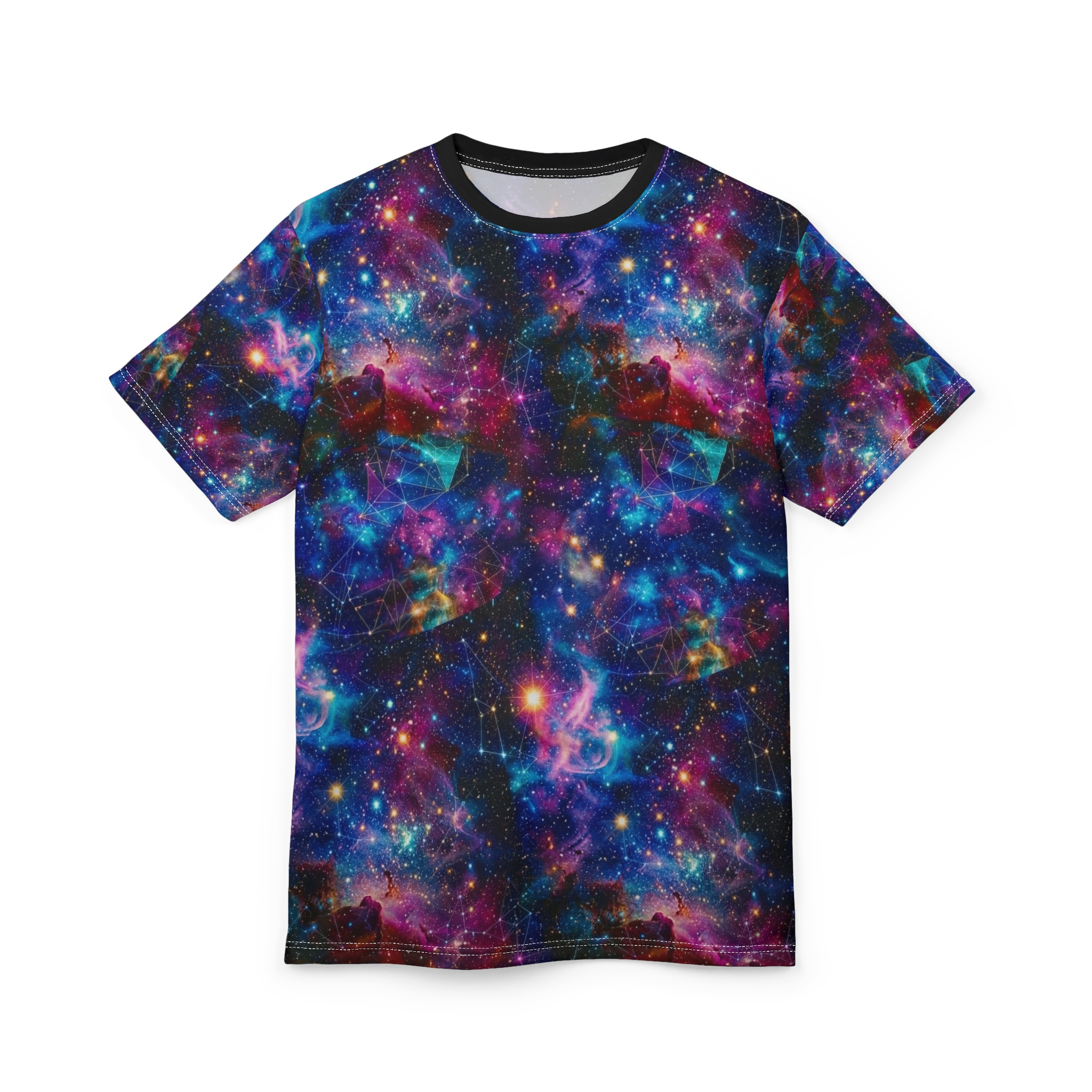 Galaxy Nebula All-Over Print Tee — Cosmic Space Galaxy T-Shirt - Image 2