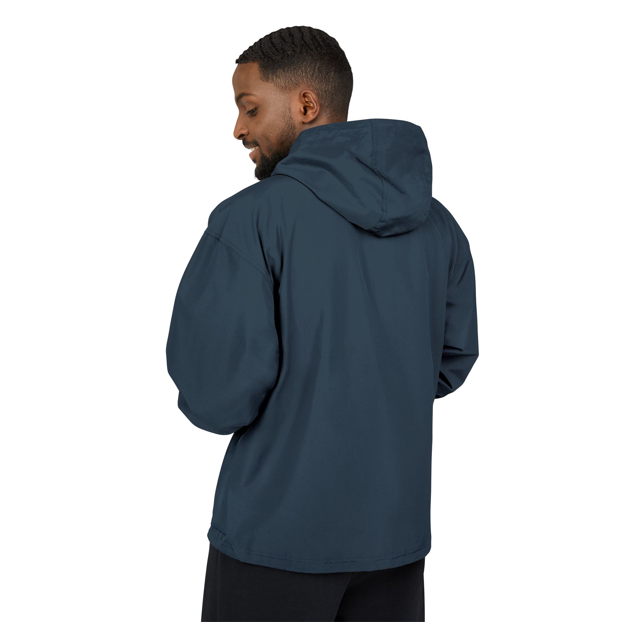 Packable Anorak Jacket — Yellow Hooded Windbreaker with Small Crest Brazil football fan - Image 5