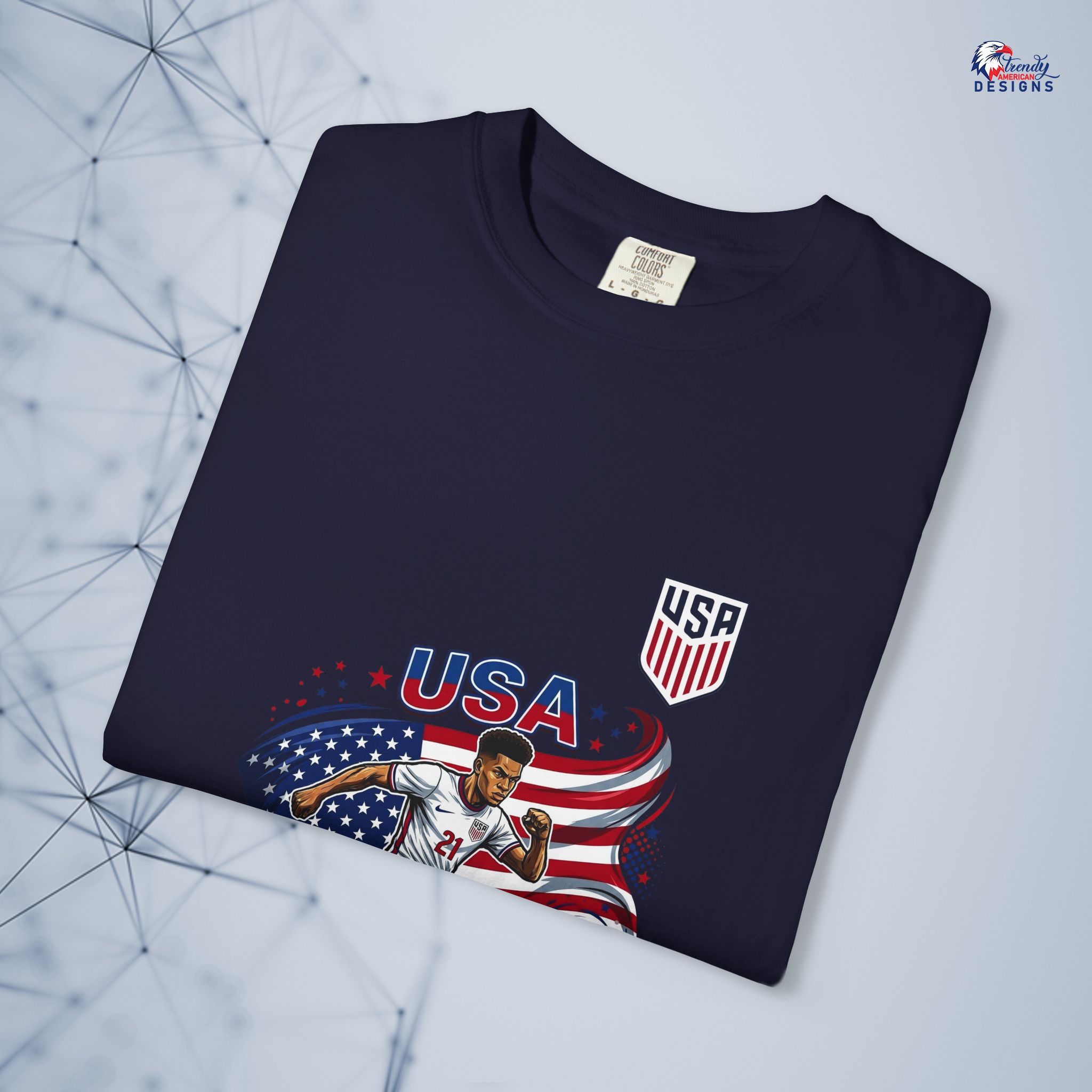 USA Soccer fan Fifa world cup 2026 supporter t shirt - Image 2