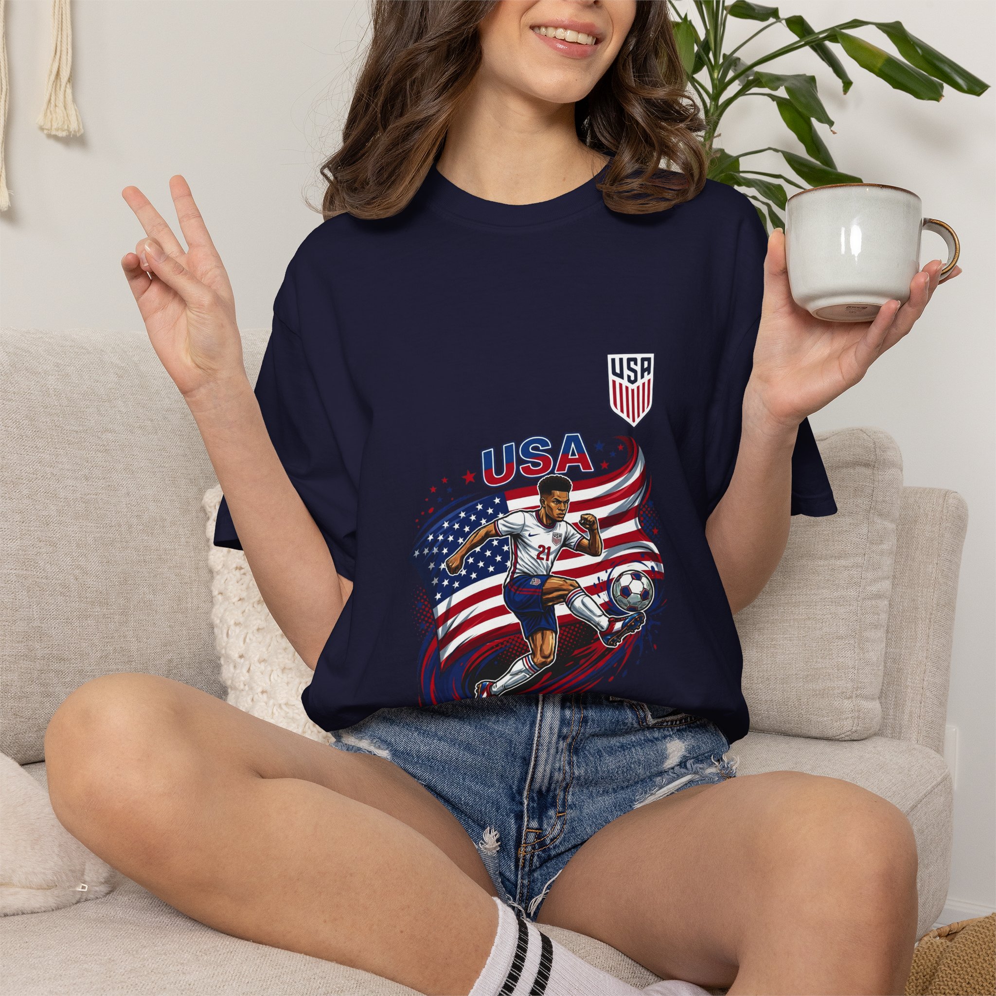 USA Soccer fan Fifa world cup 2026 supporter t shirt - Image 4