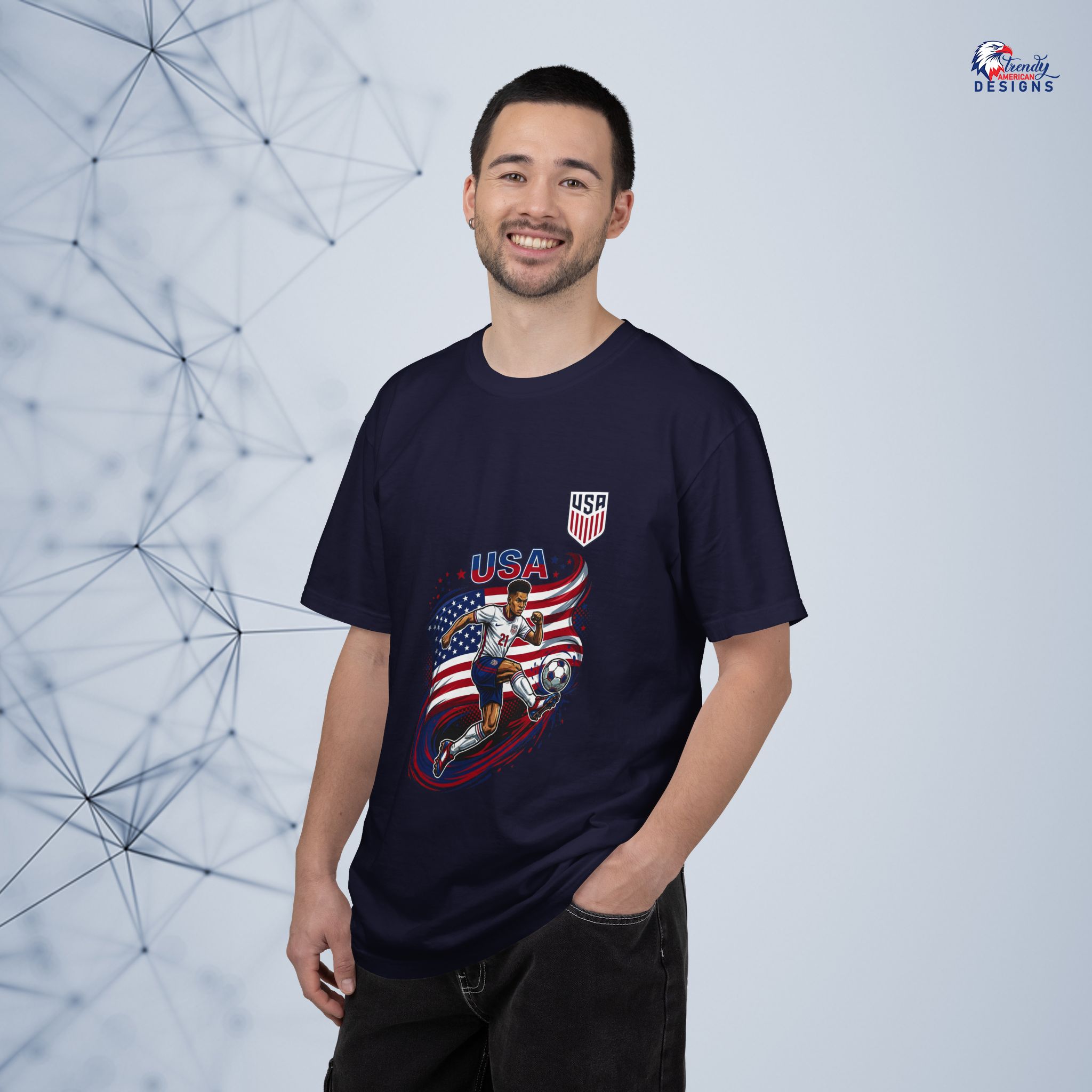 USA Soccer fan Fifa world cup 2026 supporter t shirt - Image 5