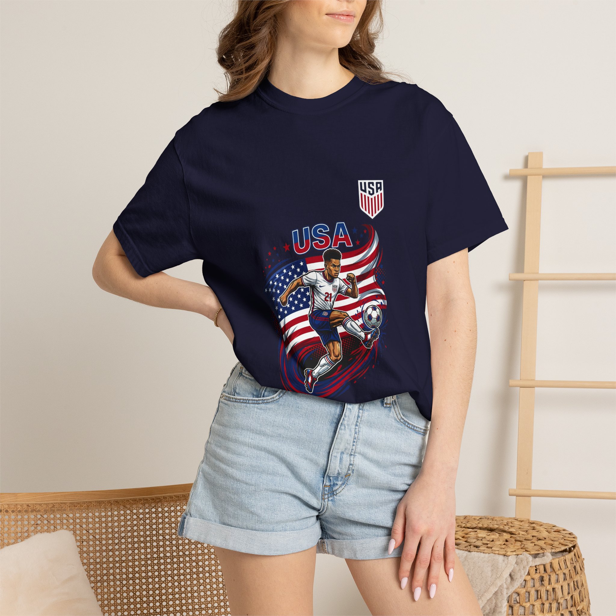 USA Soccer fan Fifa world cup 2026 supporter t shirt - Image 3